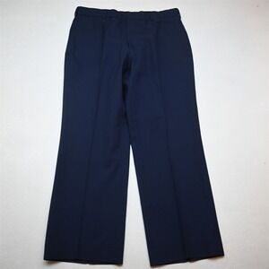 Air Force 33x29 Blue Wool Service Trousers Flat Front Mens Pants